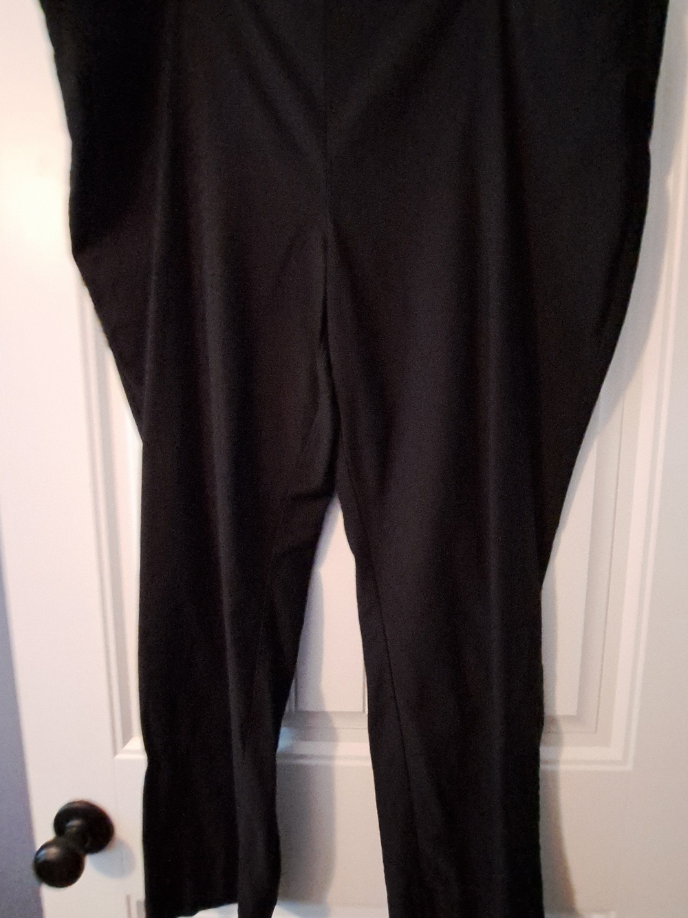 Hilary Radley Black Slim Ponte Slacks